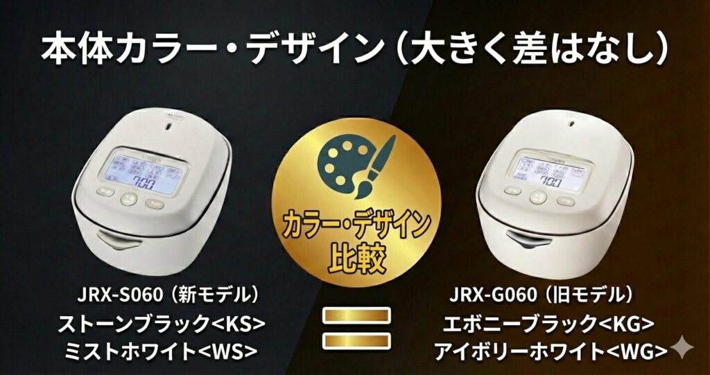 JRX-S060とJRX-G060の違いを比較！どちらがおすすめ？タイガー魔法瓶炊飯器について解説_本体01
