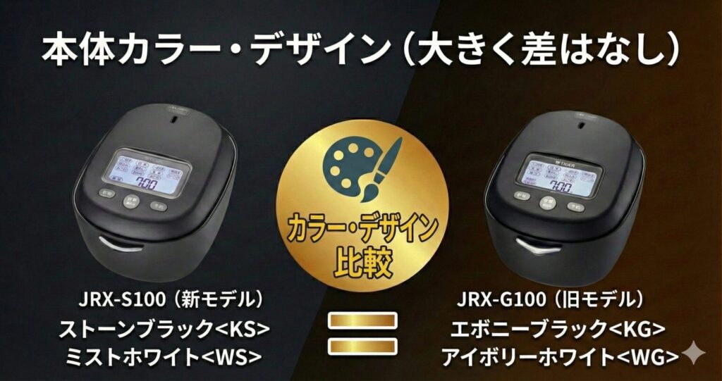 JRX-S100とJRX-G100の違いを比較！どちらがおすすめ？タイガー魔法瓶炊飯器について解説_本体01