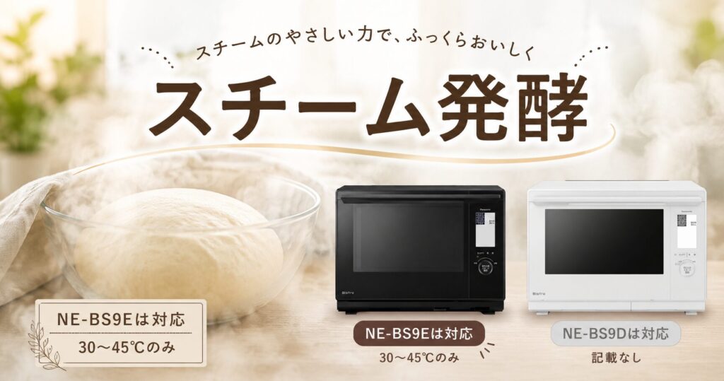 NE-BS9EとNE-BS9Dの違いを比較！どちらがおすすめ？パナソニックビストロについて解説_発酵01