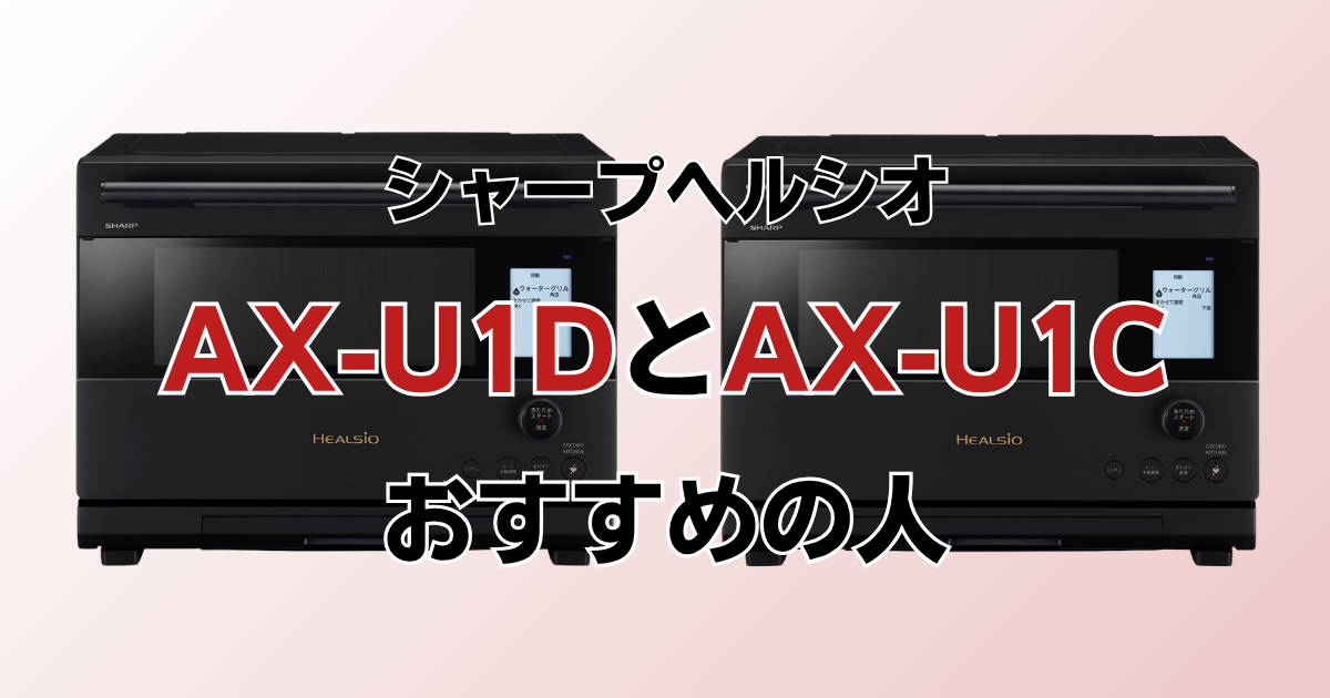 AX-U1DとAX-U1Cがおすすめの人