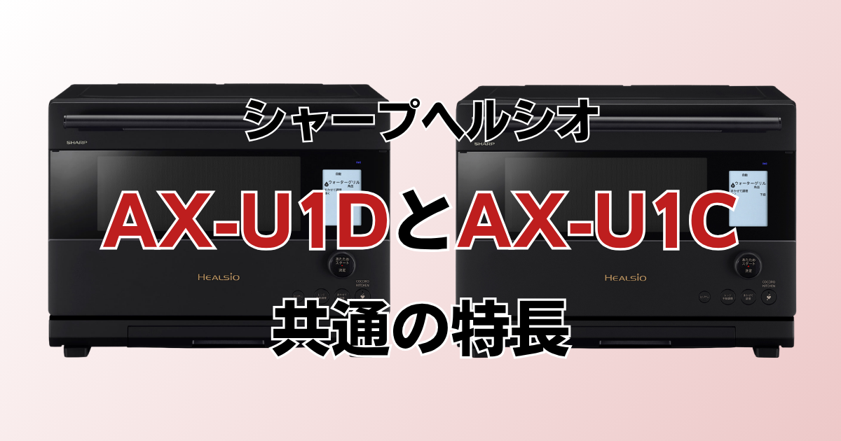 AX-U1DとAX-U1C共通の特長