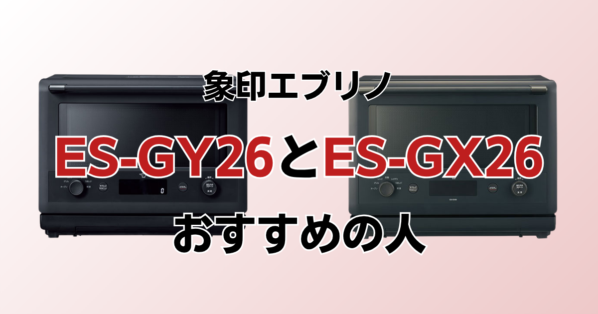 ES-GY26とES-GX26がおすすめの人