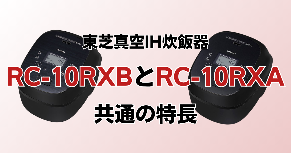 RC-10RXBとRC-10RXA共通の特長