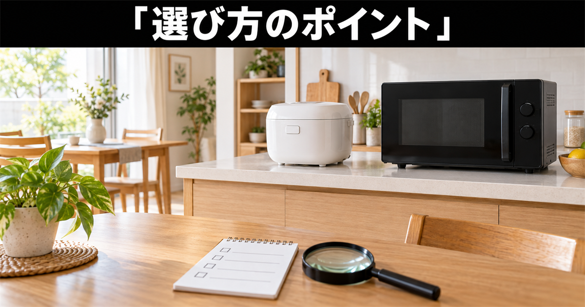 オーブンレンジの選び方